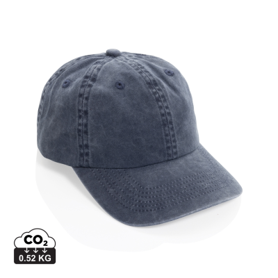 Picture of BEAU AWARE™ WASHED 6 PANEL 270GSM COTTON TWILL CAP in Navy