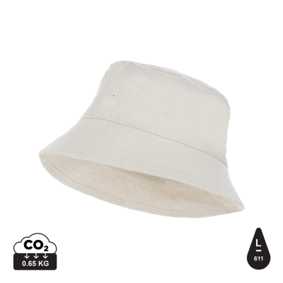 Picture of IMPACT AWARE™ 285 GSM RCANVAS ONE SIZE BUCKET HAT UNDYED in Off White.