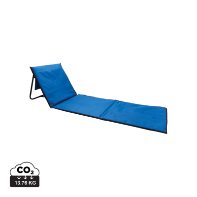 Picture of FOLDING BEACH LOUNGE CHAIR in Blue.