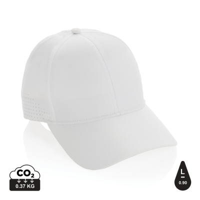 Picture of IMPACT AWARE™ RPET 6 PANEL SPORTS CAP in White