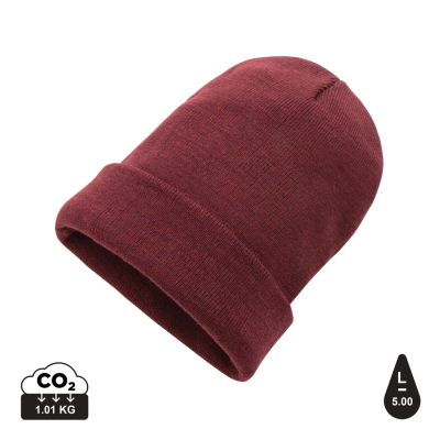 Picture of IMPACT POLYLANA® BEANIE with Aware™ Tracer in Red.