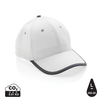 Picture of IMPACT AWARE™ BRUSHED RCOTTON 6 PANEL CONTRAST CAP 280G in White