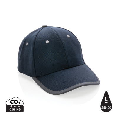 Picture of IMPACT AWARE™ BRUSHED RCOTTON 6 PANEL CONTRAST CAP 280G in Navy