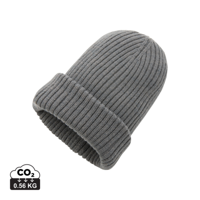 Picture of IMPACT AWARE™ POLYLANA® DOUBLE KNITTED BEANIE in Anthracite Grey