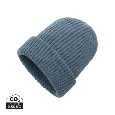 Picture of IMPACT AWARE™ POLYLANA® DOUBLE KNITTED BEANIE in Blue