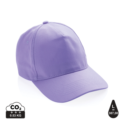 Picture of IMPACT 5PANEL 280GR RECYCLED COTTON CAP with Aware™ Tracer