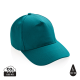 Picture of IMPACT 5PANEL 280GR RECYCLED COTTON CAP with Aware™ Tracer in Verdigris
