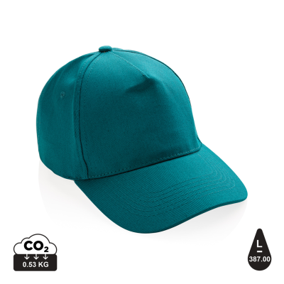 Picture of IMPACT 5PANEL 280GR RECYCLED COTTON CAP with Aware™ Tracer