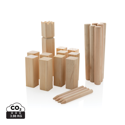 Picture of WOOD KUBB SET in Brown