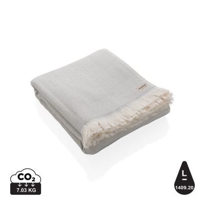 Picture of UKIYO HISAKO AWARE™ 4 SEASONS TOWEL & BLANKET 100X180 in Grey.