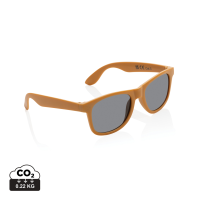 Picture of GRS RECYCLED PP PLASTIC SUNGLASSES in Orange.