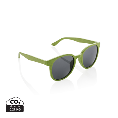 WHEAT STRAW FIBER SUNGLASSES in Green.