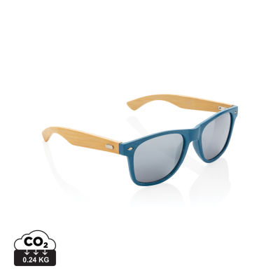 Picture of WHEAT STRAW AND BAMBOO SUNGLASSES in Blue