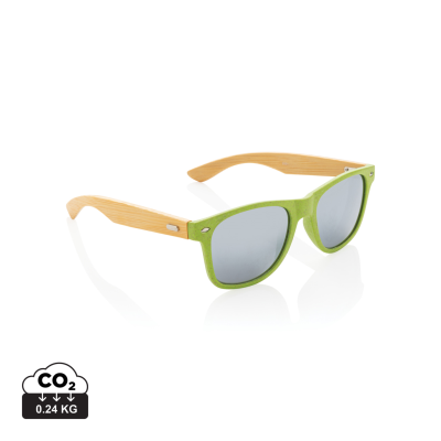 Picture of WHEAT STRAW AND BAMBOO SUNGLASSES in Green