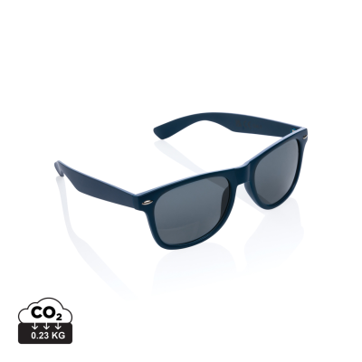 Picture of GRS RECYCLED PLASTIC SUNGLASSES in Navy