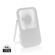 Picture of AERVINA RCS RECYCLED PLASTIC RE-CHARGEABLE DESK FAN in White