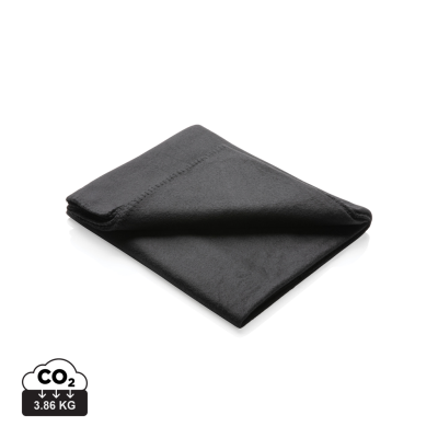 Picture of FLEECE BLANKET in Pouch in Black