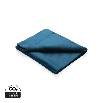 Picture of FLEECE BLANKET in Pouch in Navy