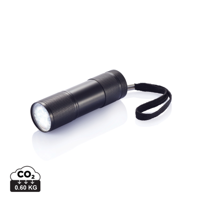 QUATTRO ALUMINIUM METAL TORCH in Black.