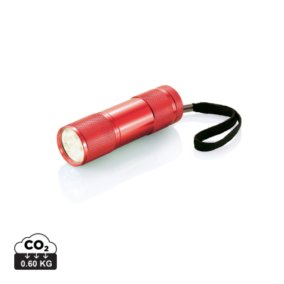 QUATTRO ALUMINIUM METAL TORCH in Red.