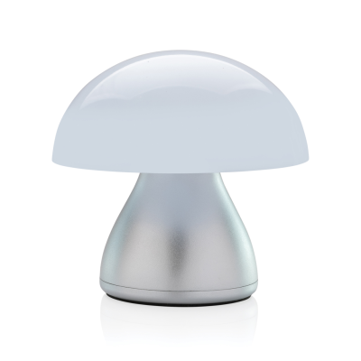 Picture of LUMING RCS RECYCLED PLASTIC USB RE-CHARGEABLE TABLE LAMP in Grey.