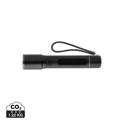 Picture of GEAR x RCS RECYCLED ALUMINUM USB-RECHARGEABLE TORCH in Black