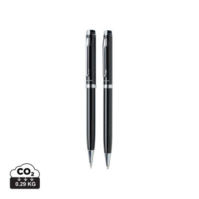 Picture of SWISS PEAK LUZERN PEN SET in Black.