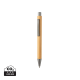Picture of SLIM DESIGN BAMBOO PEN in Brown, Silver