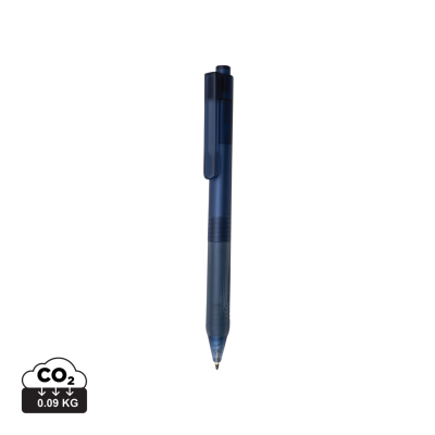 Picture of X9 FROSTED PEN with Silicon Grip in Navy