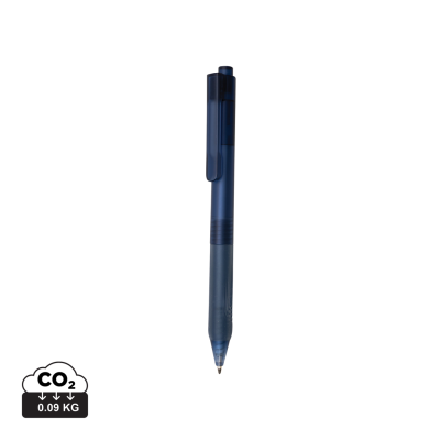 Picture of X9 FROSTED PEN with Silicon Grip in Navy.