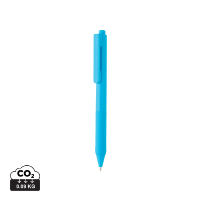 Picture of X9 SOLID PEN with Silicon Grip in Blue