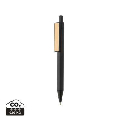 Picture of GRS RABS PEN with Bamboo Clip in Black.