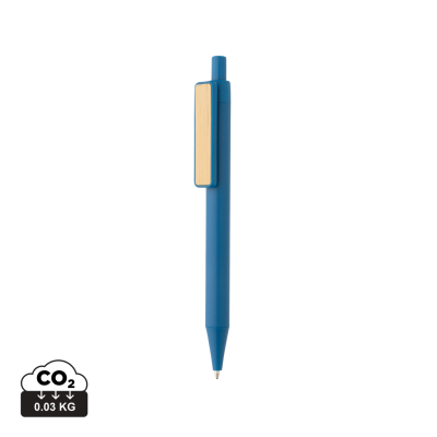 Picture of GRS RABS PEN with Bamboo Clip in Blue.