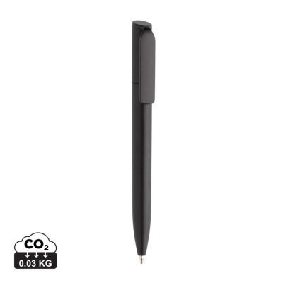 Picture of POCKETPAL GRS CERTIFIED RECYCLED ABS MINI PEN in Black.