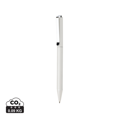 Picture of XAVI RCS CERTIFIED RECYCLED ALUMINIUM METAL PEN in White.