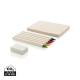 Picture of MICKI GRS INFINITY 6PC COLOURING PENCIL SET with Note Pad in White