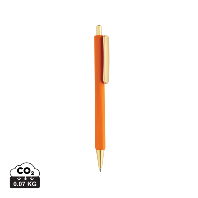 Picture of EDGE RCS THREE-SIDED PEN LUXURY in Orange
