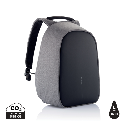 Picture of BOBBY HERO REGULAR ANTI-THEFT BACKPACK RUCKSACK in Grey.