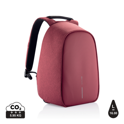 Picture of BOBBY HERO REGULAR ANTI-THEFT BACKPACK RUCKSACK in Red.