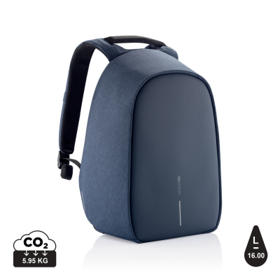 Picture of BOBBY HERO REGULAR ANTI-THEFT BACKPACK RUCKSACK in Navy Blue.