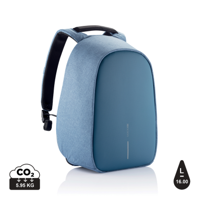 Picture of BOBBY HERO REGULAR ANTI-THEFT BACKPACK RUCKSACK in Light Blue.