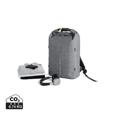 Picture of URBAN ANTI-THEFT CUT-PROOF BACKPACK RUCKSACK in Grey.