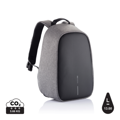 Picture of BOBBY HERO SMALL ANTI-THEFT BACKPACK RUCKSACK in Grey