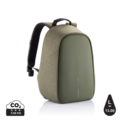 Picture of BOBBY HERO SMALL ANTI-THEFT BACKPACK RUCKSACK in Green