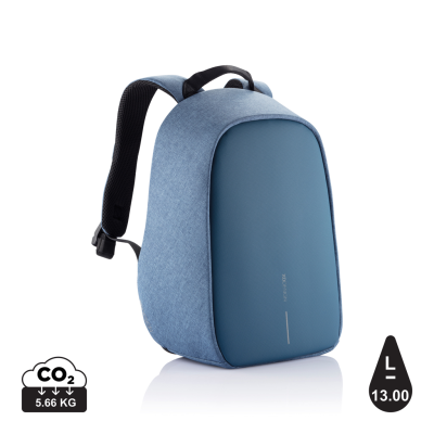 Picture of BOBBY HERO SMALL ANTI-THEFT BACKPACK RUCKSACK in Light Blue