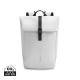 Picture of URBAN WATER RESISTANT FLAP-TOP BACKPACK RUCKSACK in Off White, Black