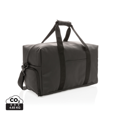 Picture of SMOOTH PU WEEKEND DUFFLE in Black.