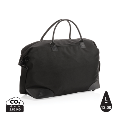 Picture of IMPACT AWARE™ RPET 1200D WEEKEND BAG in Black.