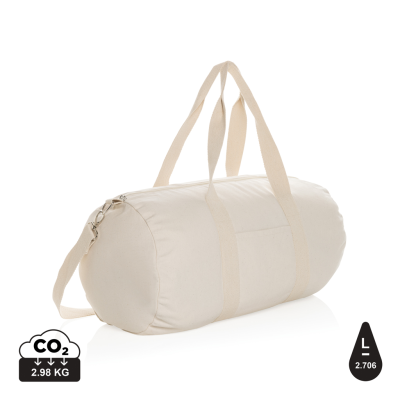 Picture of IMPACT AWARE™ 285GSM RCANVAS DUFFLE BAG UNDYED in Off White