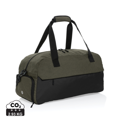 Picture of KAZU AWARE™ RPET BASIC WEEKEND DUFFLE in Green.